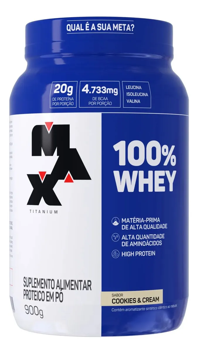 100% Whey (900g) - Max Titanium