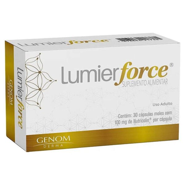 Suplemento Alimentar Lumier Force 100mg 30 Cápsulas Moles