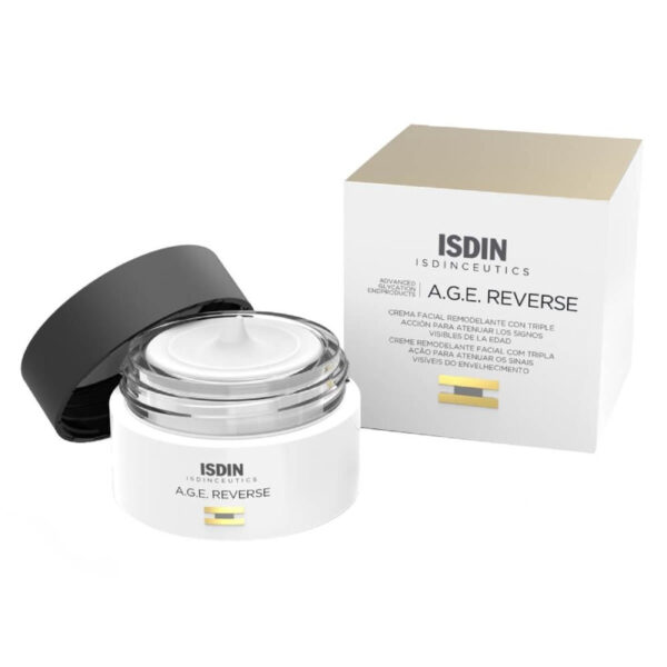 Creme Anti-idade Facial Isdinceutics A. G. E. Reverse Day com 50ml