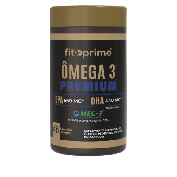 Ômega 3 Premium Concentrado Meg-3 33/22 Epa 660mg Dha 440mg