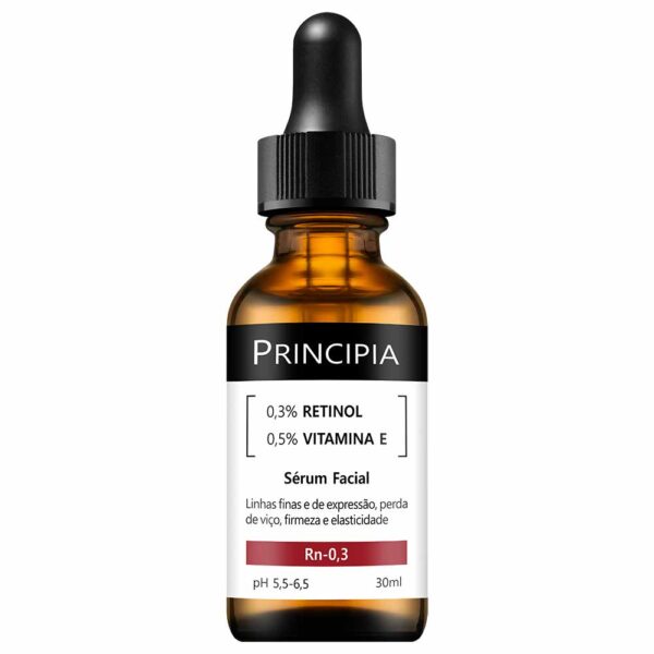 Sérum Anti-idade Principia Retinol + Vitamina E com 30ml