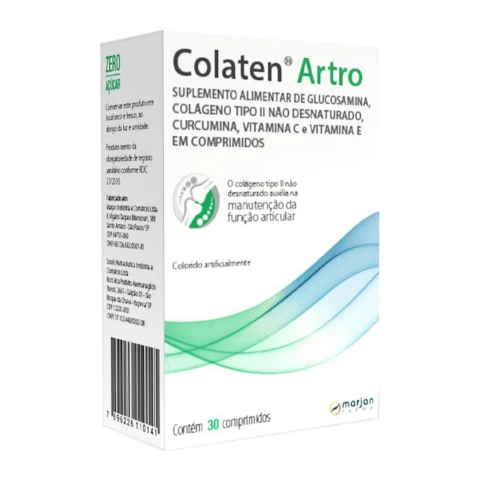 Colaten Artro – Suplemento Para Articulações – 30 Comprimidos