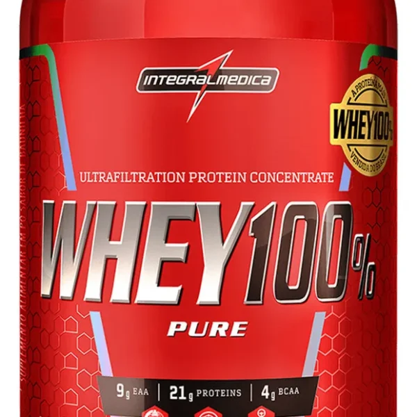 Whey 100% Pure Pote 900g Baunilha - Integralmedica
