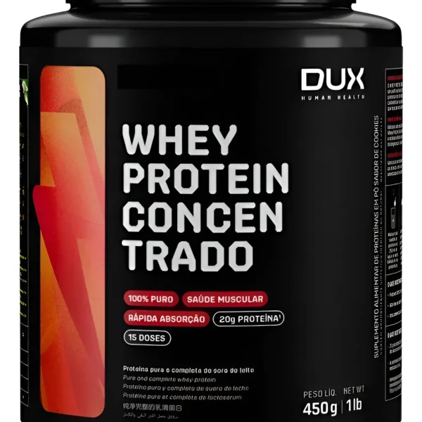 Whey Protein Concentrado Pote 450g Dux Nutrition