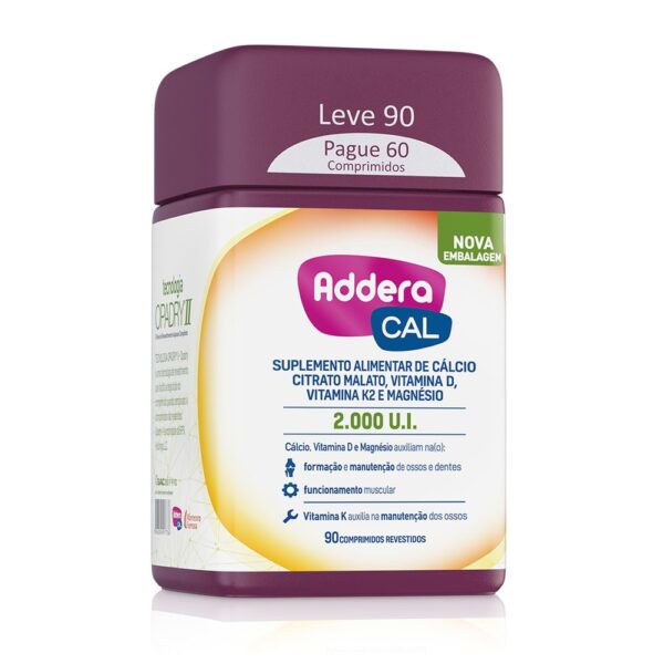 Addera cal 2000UI com 90 comprimidos