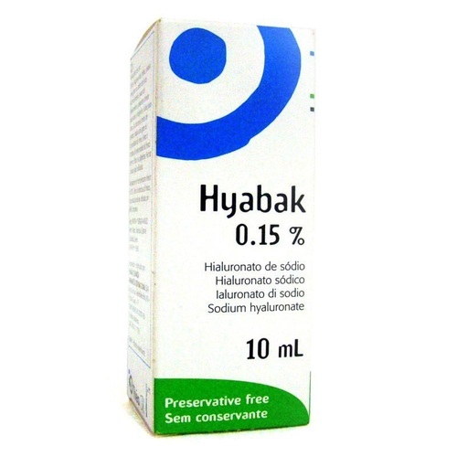 Hyabak 0,15%, caixa com 1 frasco gotejador com 10mL de solucao de uso oftalmico